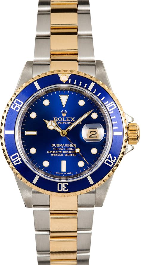 gold rolex with blue dial|rolex submariner blue bezel price.